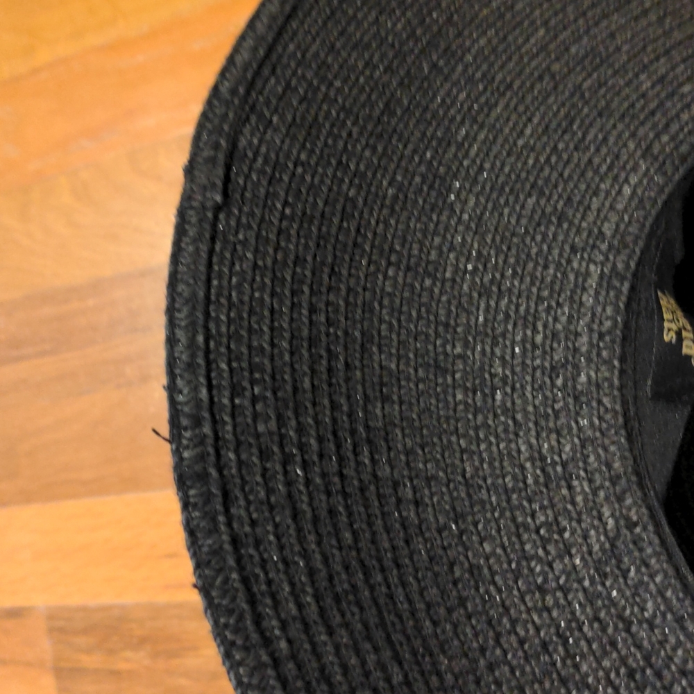 Magid Hats, black sunhat with braided belt - Picture 7 of 12